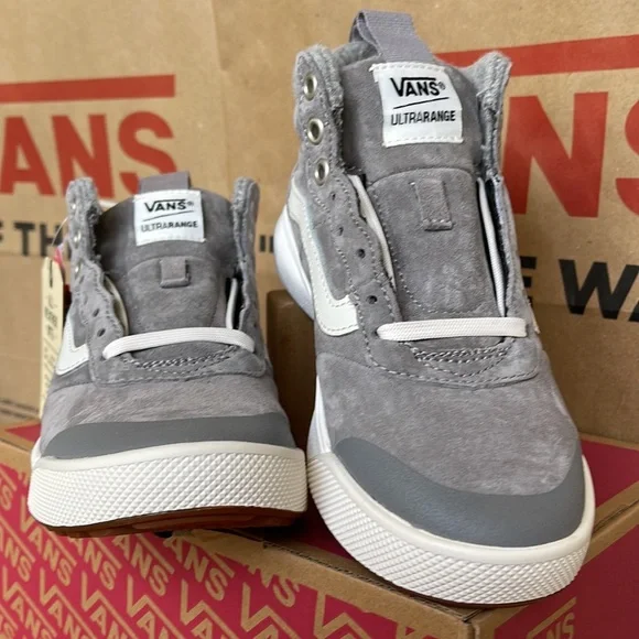 Vans Ultrarange Hi MTE Wool Frost Gray sneakers WMNS boots - Picture 8 of 16